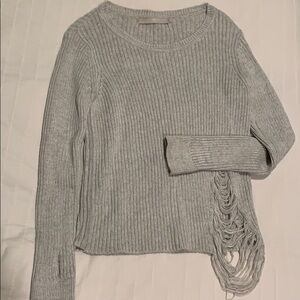 One Grey Day • Revolve • distressed sweater